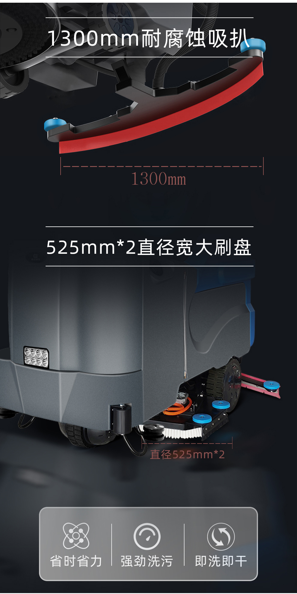 DJ1050Y 驾驶式洗地机  全自动洗地机